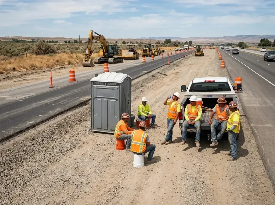 highway-road-construction-crew-007 — frequently asked questions, Porta Potty and Restroom Rentals in Hillcrest, CA